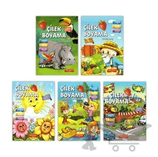 Çilek Boyama 5 Kitap – Kolektif – Gönül Yayıncılık kitap kapağı