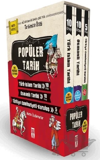 Popüler Tarih (25 Kitap Takım) – Metin Özdamarlar – İlk Genç Timaş kitap kapağı