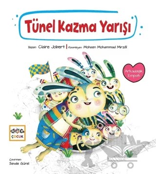 Tünel Kazma Yarışı – Claire Jobert – Nar Çocuk kitap kapağı