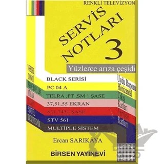Renkli Televizyon Servis Notları 3 – Ercan Sarıkaya – Birsen Yayınevi kitap kapağı