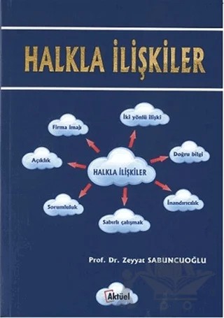 Halkla İlişkiler – Zeyyat Sabuncuoğlu – Alfa Aktüel Yayınları kitap kapağı
