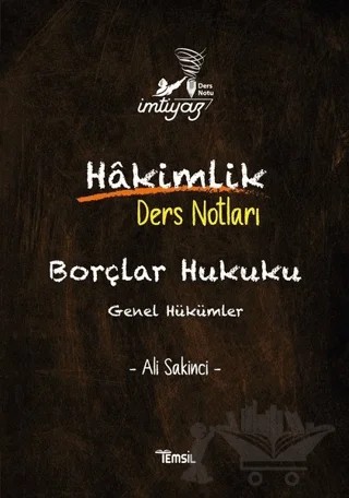 İmtiyaz Borçlar Hukuku Hakimlik Ders Notları – Ali Sakinci – Temsil Kitap kitap kapağı