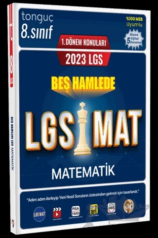 2023 LGS 1. Dönem 5 Hamlede LGS Matematik – Kolektif – Tonguç Akademi kitap kapağı