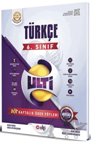 6. Sınıf Türkçe Haftalık Ödev Föyleri – Murat Doğan, Aysel Güven – ULTİ kitap kapağı