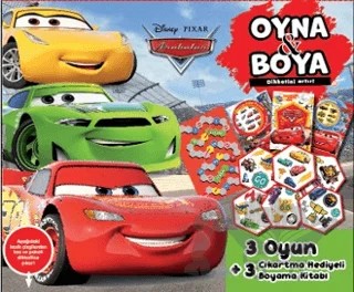 Disney Arabalar Oyna ve Boya Kutulu Set – Kolektif – Doğan Çocuk kitap kapağı