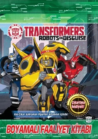 Transformers - Boyamalı Faaliyet Kitabı – Kolektif – Doğan Egmont Yayıncılık kitap kapağı