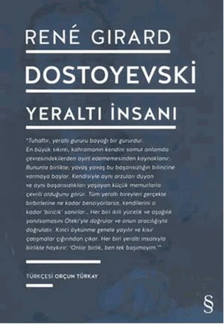 Dostoyevski - Yeraltı İnsanı – Rene Girard – Everest Yayınları kitap kapağı
