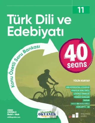 11. Sınıf 40 Seans Türk Dili ve Edebiyatı – Tülin Kurtay – Okyanus Yayınları kitap kapağı