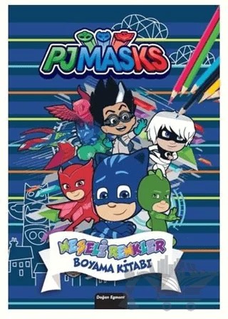 Pjmasks Neşeli Renkler Boyama Kitabı – Kolektif – Doğan Egmont Yayıncılık kitap kapağı