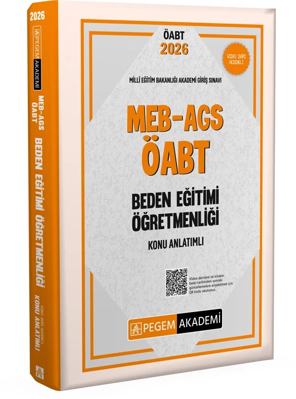 2026 MEB AGS ÖABT Beden Eğitimi Öğretmenliği Konu Anlatımlı – Değerli Okuyucularımız – Pegem Akademi Yayıncılık kitap kapağı