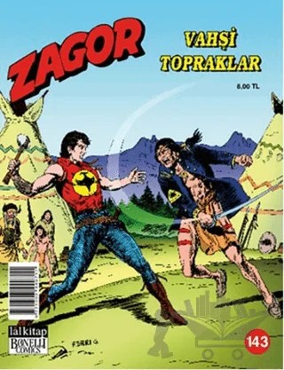 Zagor Sayı: 143 Vahşi Topraklar – Lal Kitap kitap kapağı