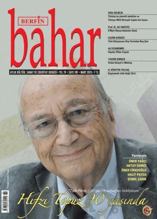 Berfin Bahar Aylık Kültür, Sanat ve Edebiyat Dergisi Sayı: 181 – Berfin Bahar Dergisi kitap kapağı