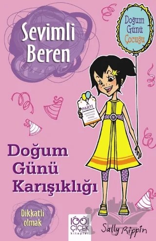 Sevimli Beren: Doğum Günü Karışıklığı - Dikkatli Olmak – Sally Rippin – 1001 Çiçek Kitaplar kitap kapağı