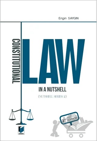 Constituional Law in a Nutshell Nutshell Series II – Engin Saygın – Adalet Yayınevi kitap kapağı