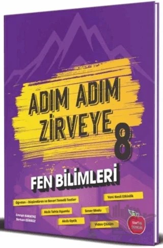 8. Sınıf LGS Fen Bilimleri Adım Adım Zirveye Soru Bankası – Kolektif – Newton Yayınları kitap kapağı