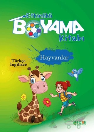 Etkinlikli Boyama Kitabı Hayvanlar – Kolektif – Fark Yayınları kitap kapağı