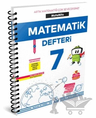 7. Sınıf Matemito Matematik Defteri – Mehmet Ali Varışlı, Samet Demir – Arı Yayıncılık kitap kapağı