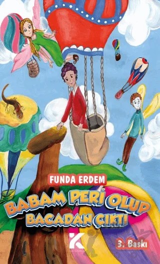 Babam Peri Olup Bacadan Çıktı – Funda Erdem – Kiba Yayımcılık kitap kapağı
