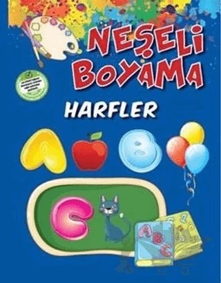 Neşeli Boyama - Harfler – Kolektif – Parıltı Yayınları kitap kapağı