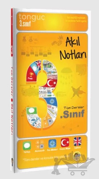 3. Sınıf Tüm Dersler Akıl Notları – Kolektif – Tonguç Akademi kitap kapağı