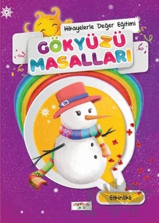Masallarla Değer Eğitimi - Etkinlikli Gökyüzü Masalları – Şebnem Güler Karacan – Yediveren Çocuk kitap kapağı