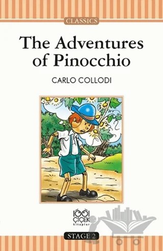 The Adventures of Pinocchio – Carlo Collodi – 1001 Çiçek Kitaplar kitap kapağı