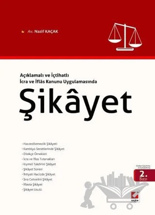 Şikayet – Nazif Kaçak – Seçkin Yayıncılık kitap kapağı