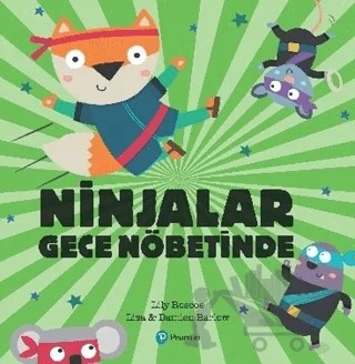 Ninjalar Gece Nöbetinde – Damien Barlow, Lily Roscoe – Pearson Çocuk Kitapları kitap kapağı