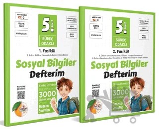 5. Sınıf Sosyal Bilgiler Süreç Odaklı Defterim Fasikülleri (2 Fasikül) – Kolektif – Editör Yayınevi kitap kapağı