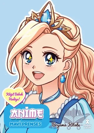 Anime Mavi Prenses Boyama Kitabı – Kolektif – Doğan Çocuk kitap kapağı