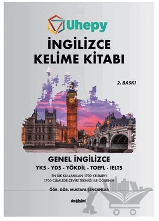 Uhepy İngilizce Kelime Kitabı – Mustafa Şencanlar – Değişim Yayınları kitap kapağı