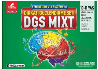 Dikkati Güçlendirme Seti DGS Mixt 10-11 Yaş – Osman Abalı – Adeda Yayınları kitap kapağı