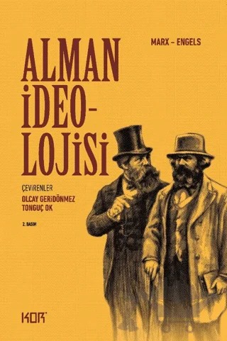 Alman İdeolojisi – Friedrich Engels, Karl Marx – Kor Kitap kitap kapağı