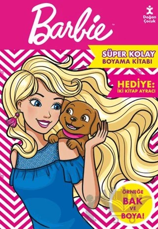 Barbie Süper Kolay Boyama Kitabı – Kolektif – Doğan Çocuk kitap kapağı