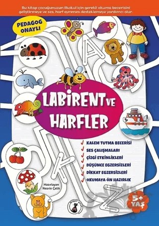 Labirent ve Harfler – Nesrin Çelik – Misket Kitap kitap kapağı