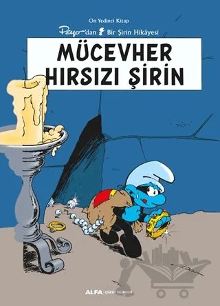 Mücevher Hırsızı Şirin – Peyo – Alfa Yayınları kitap kapağı