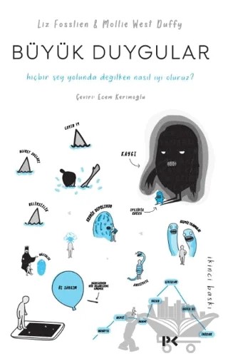 Büyük Duygular: Hiçbir Şey Yolunda Değilken Nasıl İyi Oluruz? – Liz Fosslien, Mollie West Duffy – Profil Kitap kitap kapağı