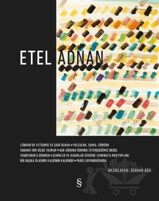 Etel Adnan – Serhan Ada – Everest Yayınları kitap kapağı