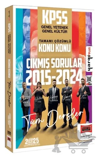 Yargı Yayınları 2025 KPSS GK-GY 2015-2024 Tamamı Çözümlü Konu Konu Çıkmış Sorular – Kolektif – Yargı Yayınevi kitap kapağı