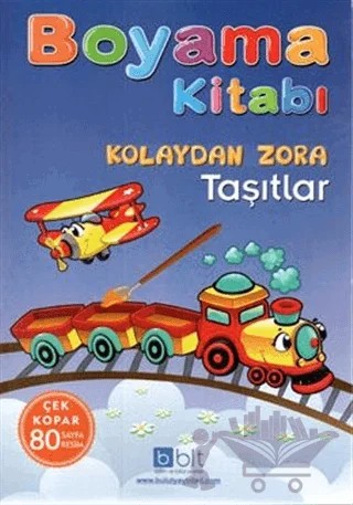 Boyama Kitabı - Kolaydan Zora Taşıtlar – İsmail Bulut Gönülalan – Bulut Eğitim ve Kültür Yayınları kitap kapağı