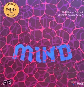 Mind - IQ Dikkat ve Yetenek Geliştiren Kitaplar Serisi 5 (Level 2) (7-8-9 Yaş) – Kolektif – TÜZDER Yayınları kitap kapağı