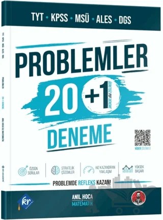 TYT KPSS MSÜ ALES DGS Problemler 20+1 Deneme – Anıl Gül – Anıl Hoca Yayınları kitap kapağı