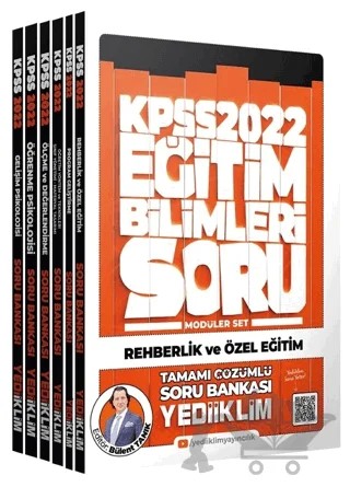 Yediiklim Yayınları 2022 KPSS Eğitim Bilimleri Tamamı Çözümlü Soru Bankası Modüler Set – Kolektif – Yediiklim Yayınları kitap kapağı