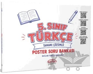 5. Sınıf Türkçe Poster Soru Bankası – Kolektif – Editör Yayınevi kitap kapağı