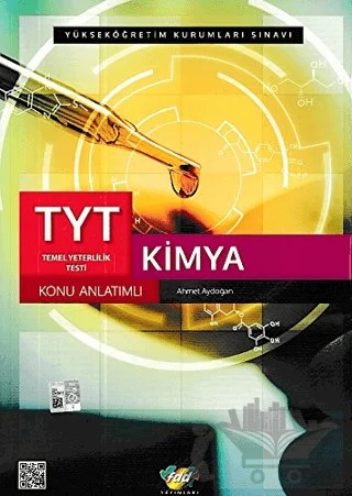 YGS Kimya Konu Anlatımlı – Ahmet Aydoğan – Fdd Yayınları kitap kapağı