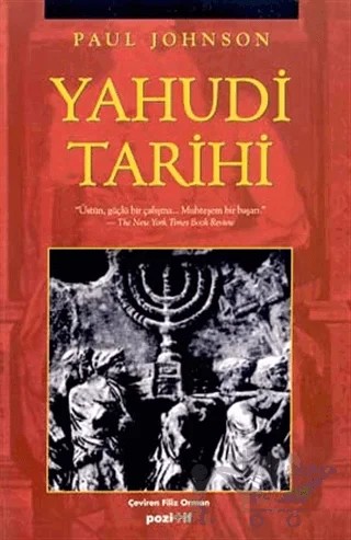 Yahudi Tarihi – Paul Johnson – Pozitif Yayınları kitap kapağı