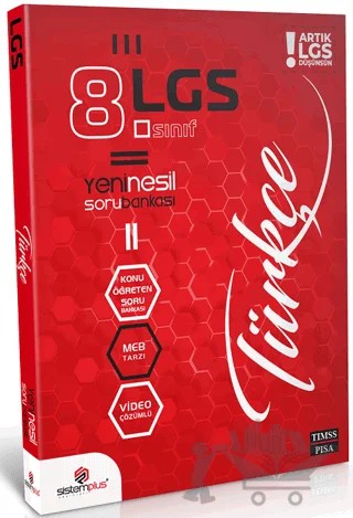 8. Sınıf LGS Türkçe Video Konu Anlatım ve Çözümlü Soru Bankası – Ceylan Pınar – Sistem Plus Yayınları kitap kapağı
