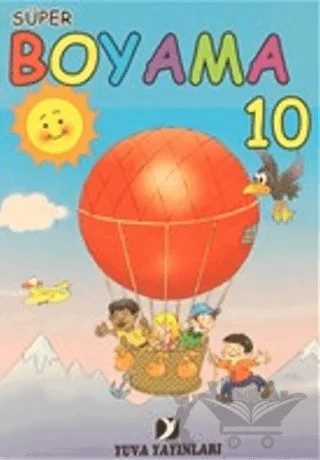 Renkli Süper Boyama 10 – Kolektif – Yuva Yayınları kitap kapağı