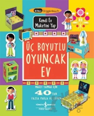 Üç Boyutlu Oyuncak Ev – Ellen Giggenbach – İş Bankası Kültür Yayınları kitap kapağı