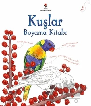 Kuşlar Boyama Kitabı – Jenny Cooper – TÜBİTAK Yayınları kitap kapağı